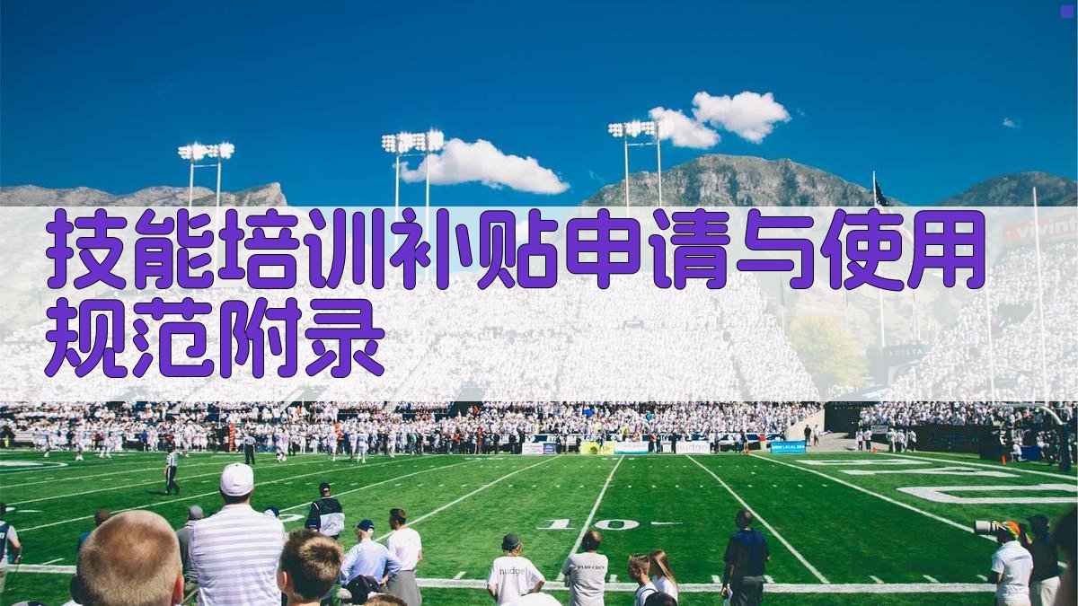技能培训补贴申请与使用规范 · 附录 图4