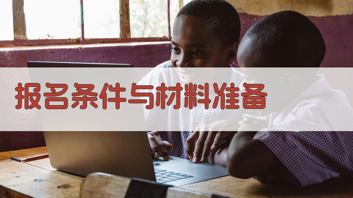 报名条件与材料准备 图3
