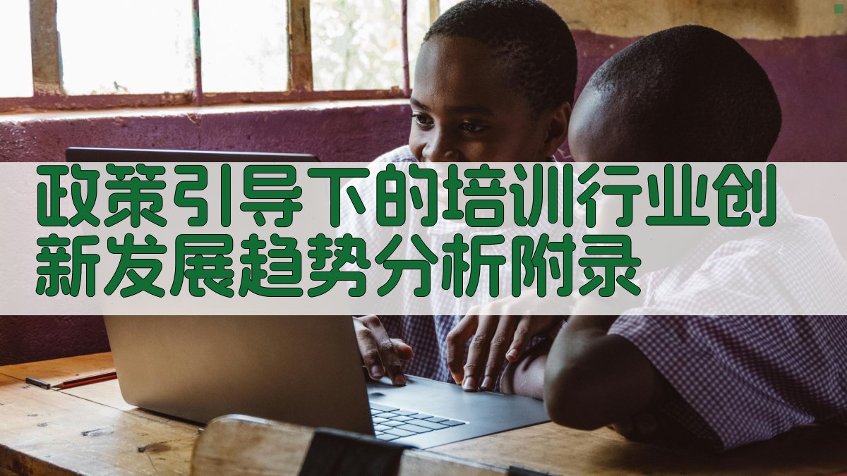 政策引导下的培训行业创新发展趋势分析 · 附录 图5