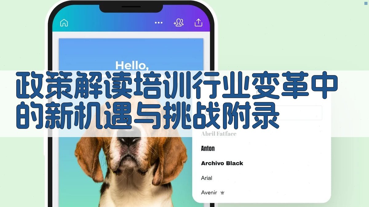 政策解读培训行业变革中的新机遇与挑战 · 附录 图4