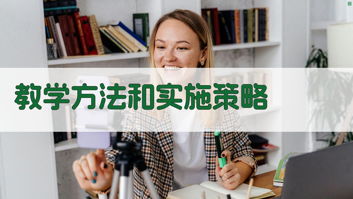 教学方法和实施策略 图3