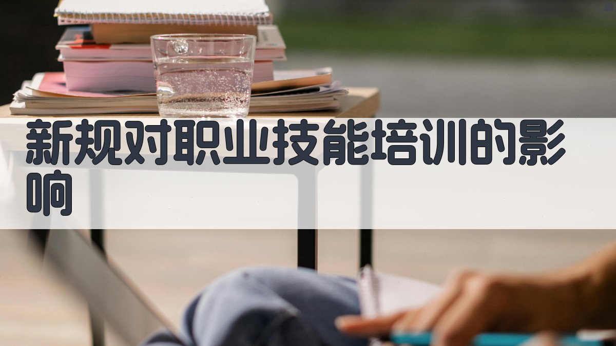 新规对职业技能培训的影响 图2