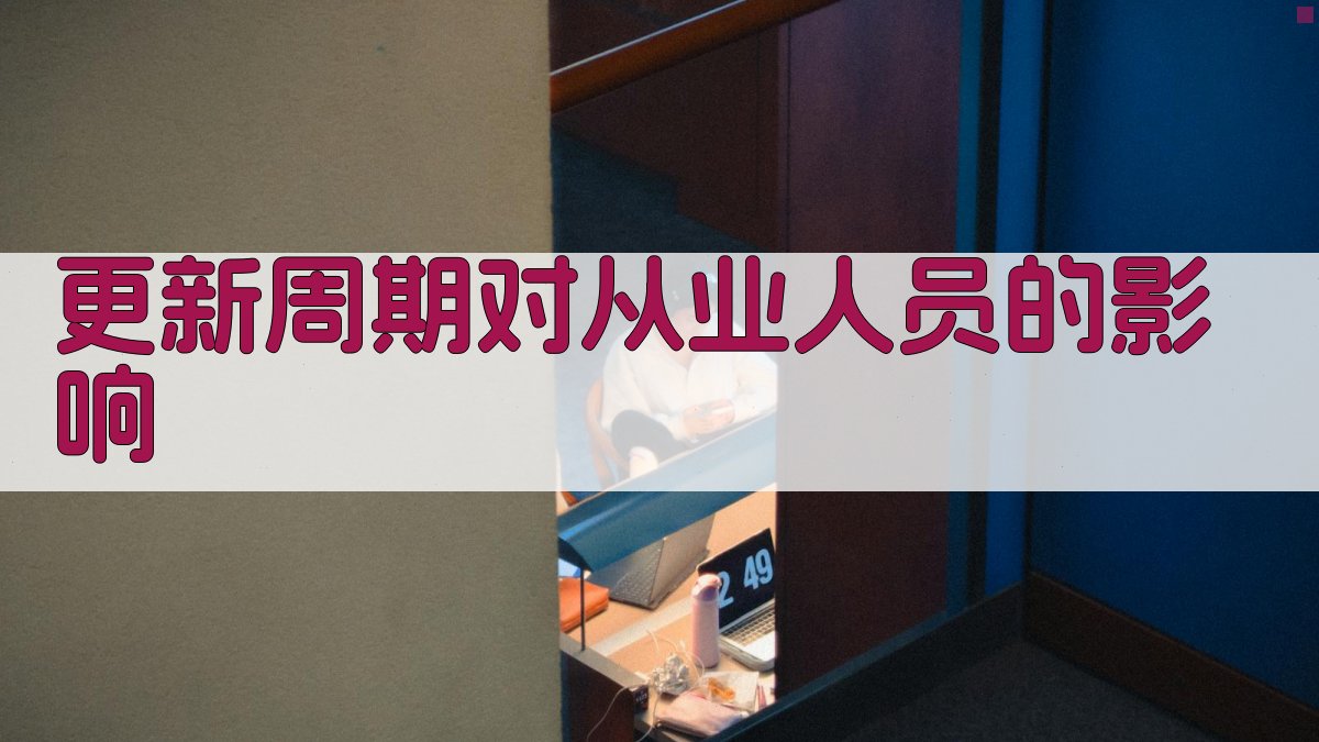 更新周期对从业人员的影响 图4
