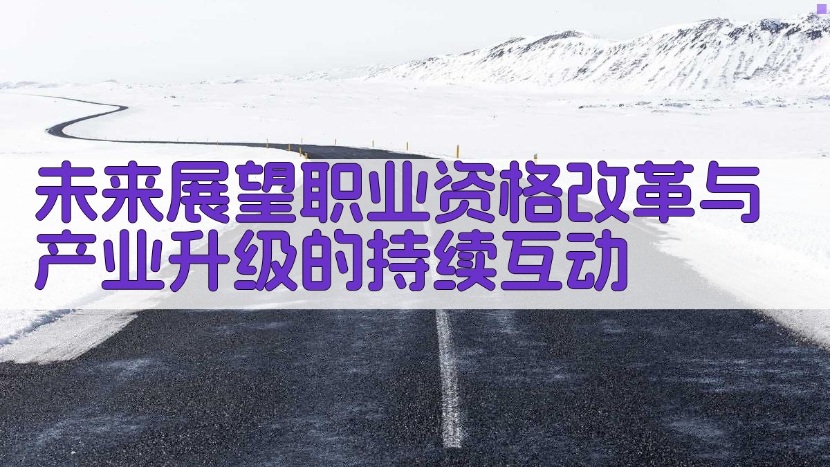 未来展望职业资格改革与产业升级的持续互动 图3