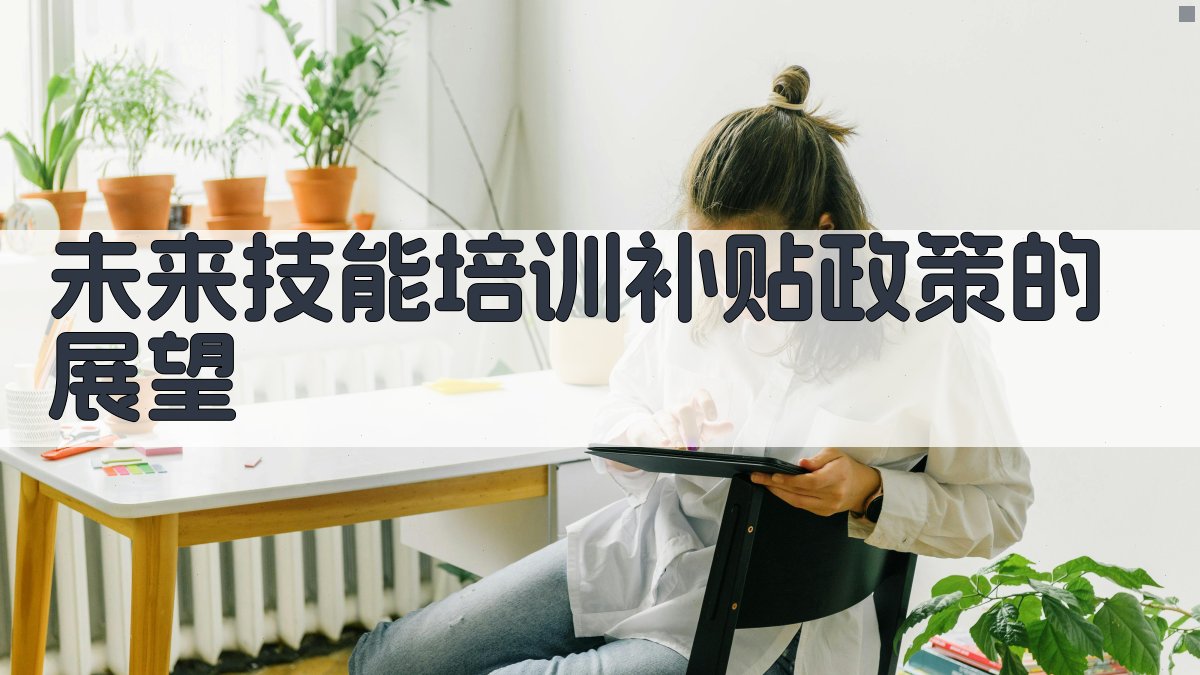 未来技能培训补贴政策的展望 图4
