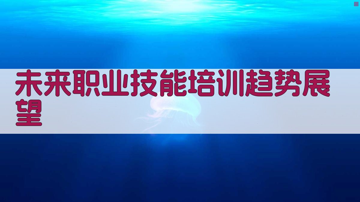 未来职业技能培训趋势展望 图3