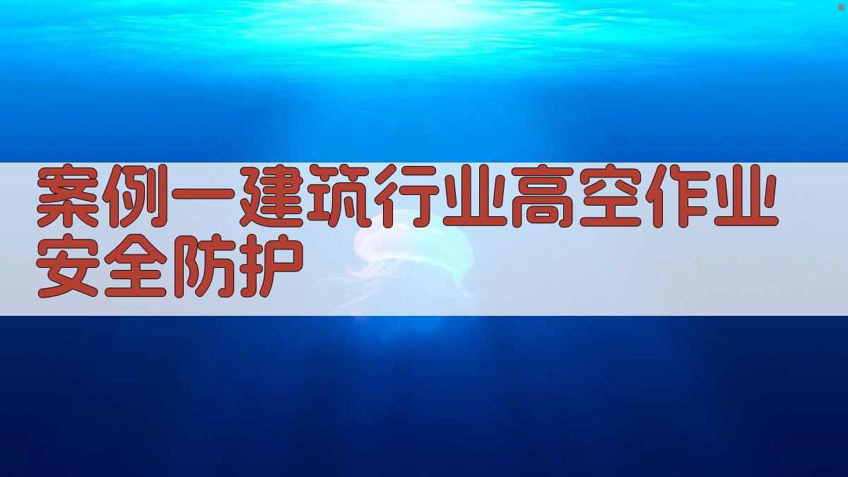高空作业安全防护体系构建与实施案例研究