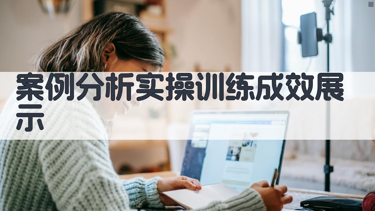 案例分析实操训练成效展示 图3