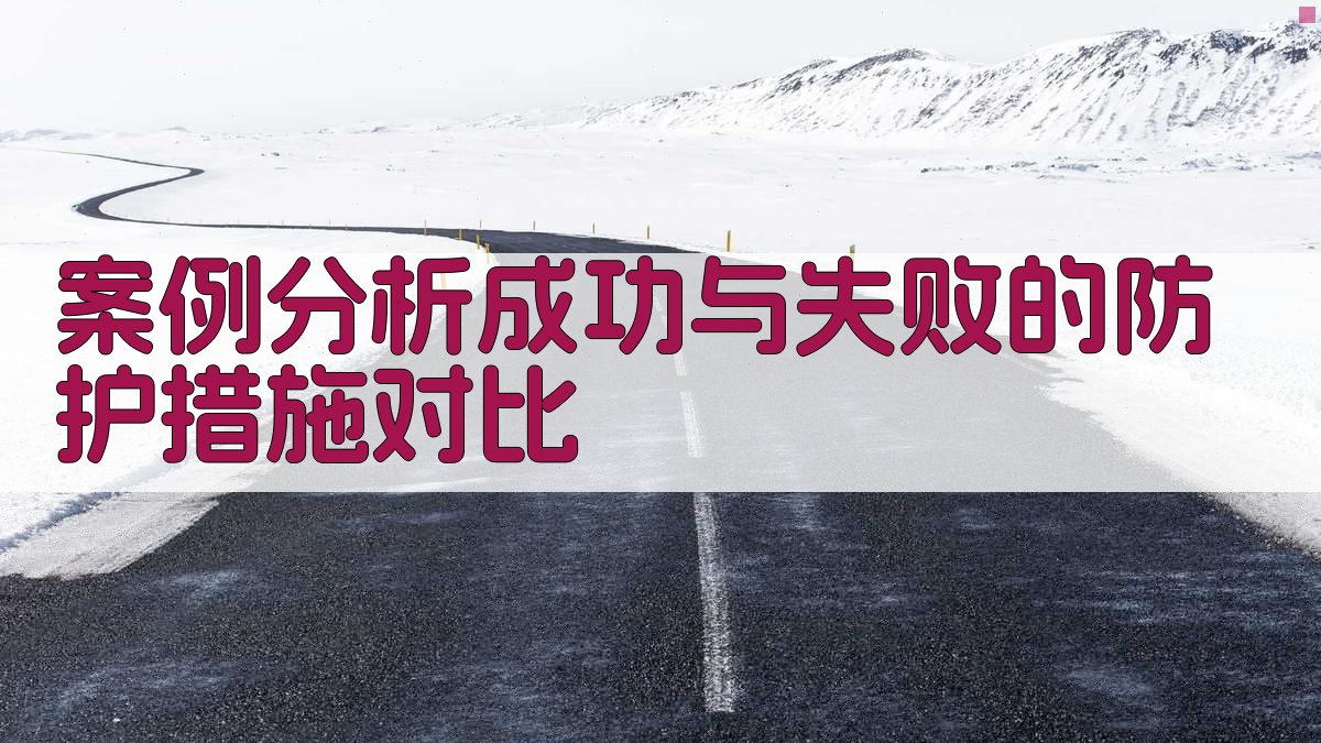 案例分析成功与失败的防护措施对比 图2