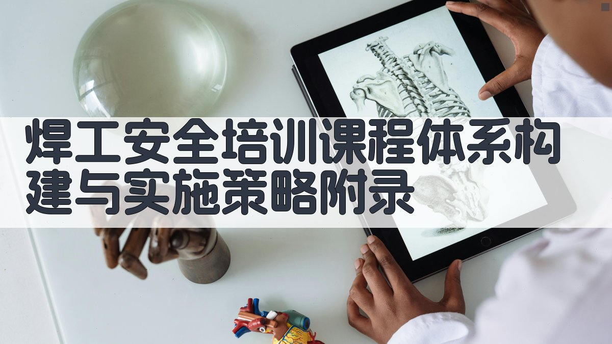 焊工安全培训课程体系构建与实施策略 · 附录 图4