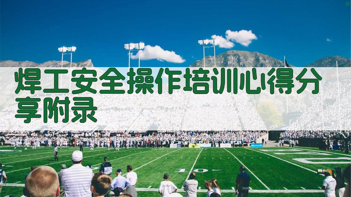 焊工安全操作培训心得分享 · 附录 图5