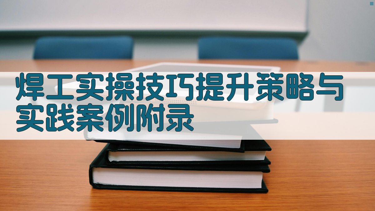 焊工实操技巧提升策略与实践案例 · 附录 图3