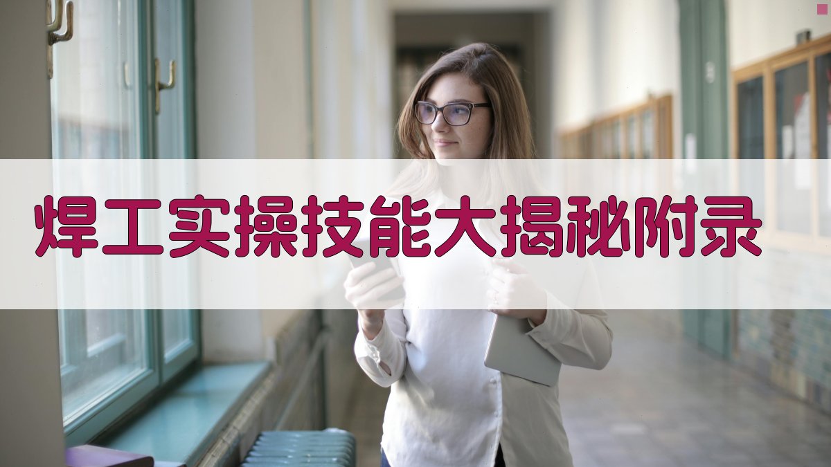 焊工实操技能大揭秘 · 附录 图4