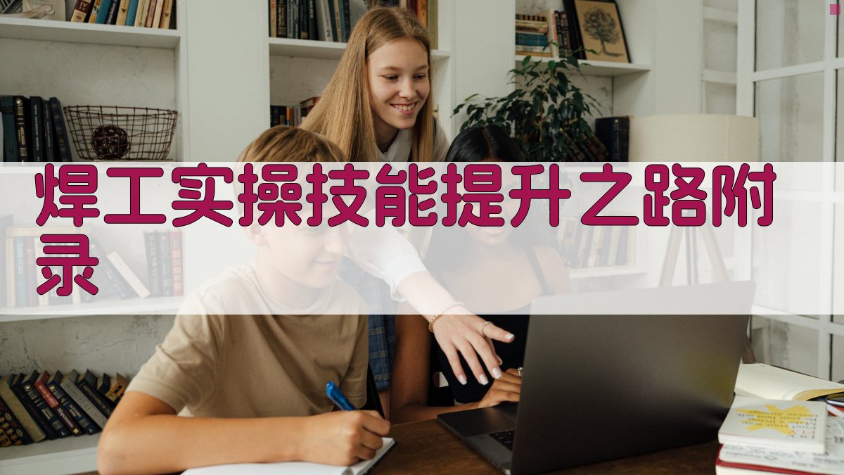 焊工实操技能提升之路 · 附录 图3