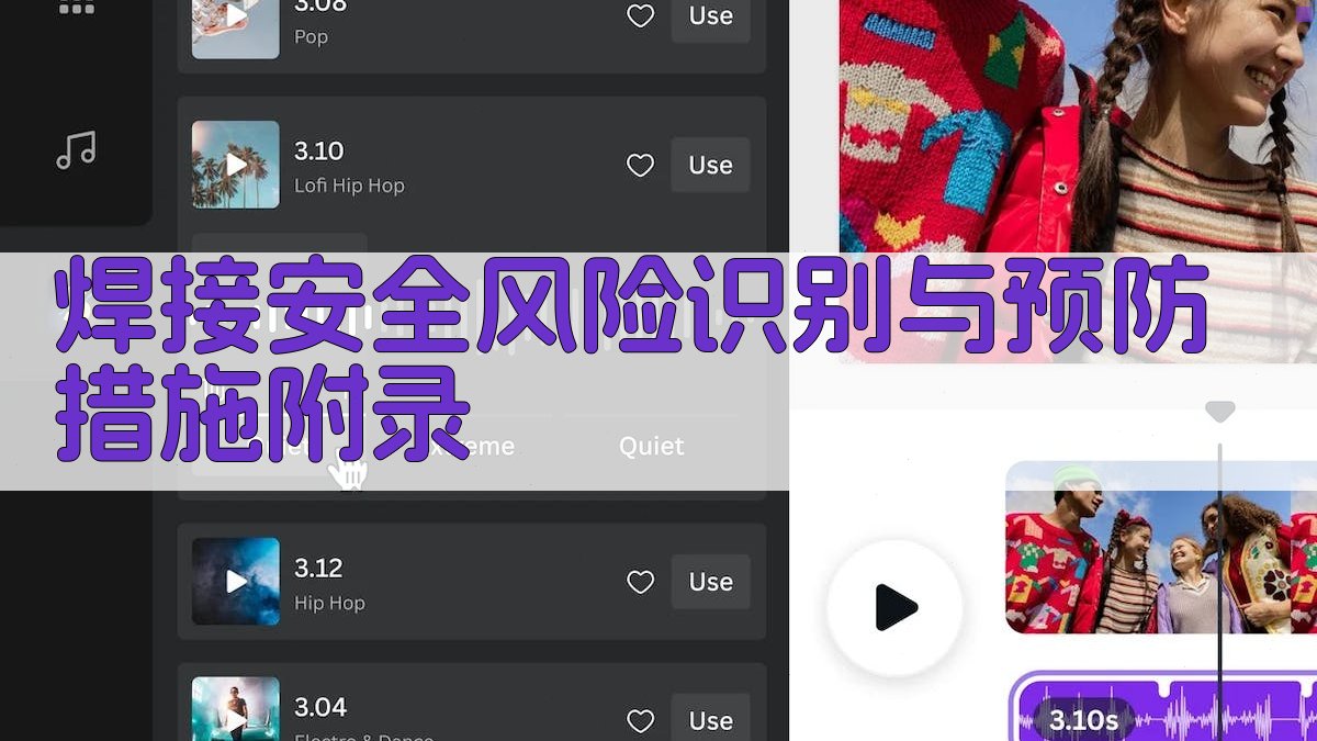焊接安全风险识别与预防措施 · 附录 图5