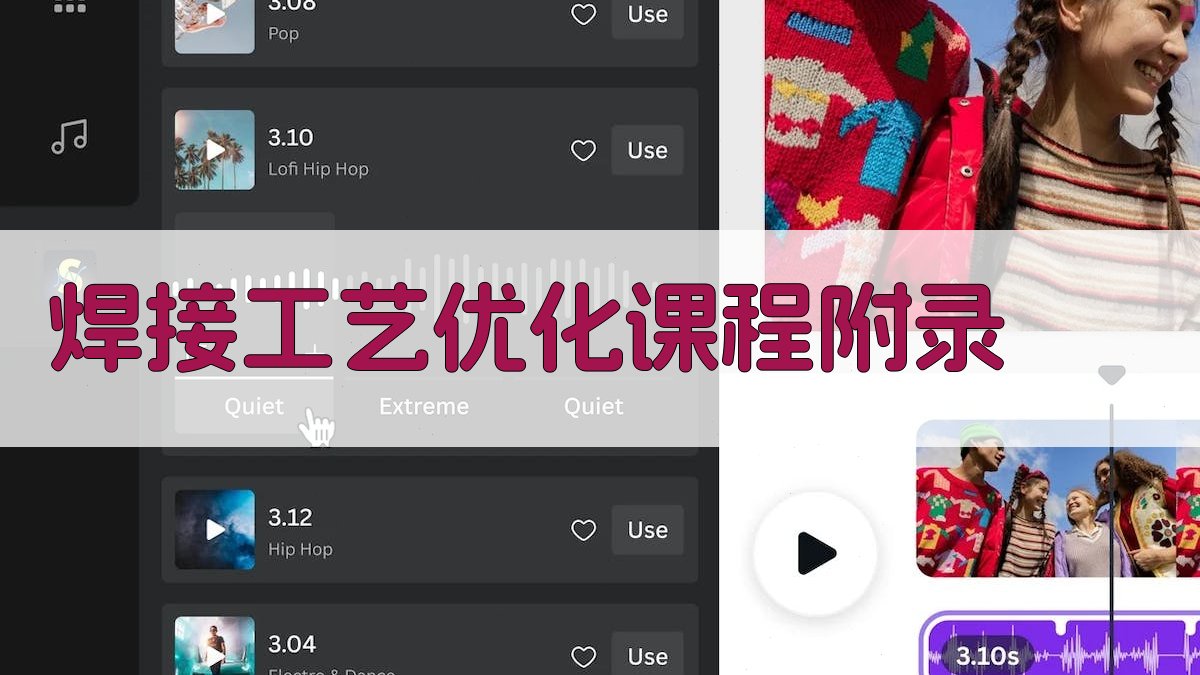焊接工艺优化课程 · 附录 图4