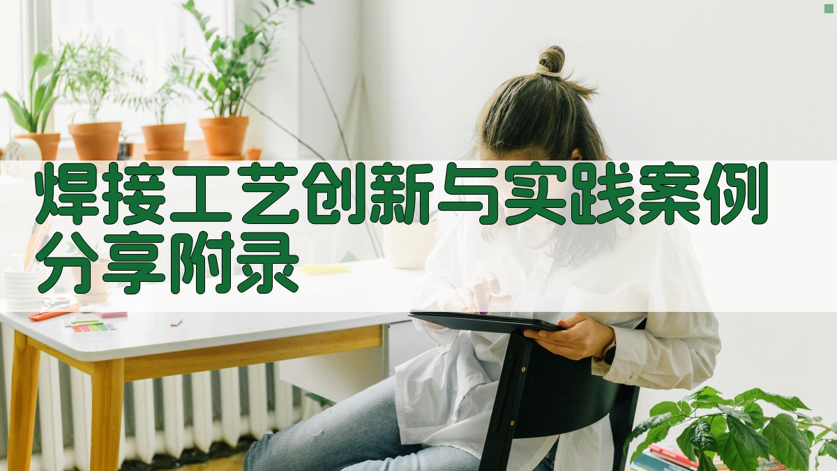 焊接工艺创新与实践案例分享 · 附录 图3