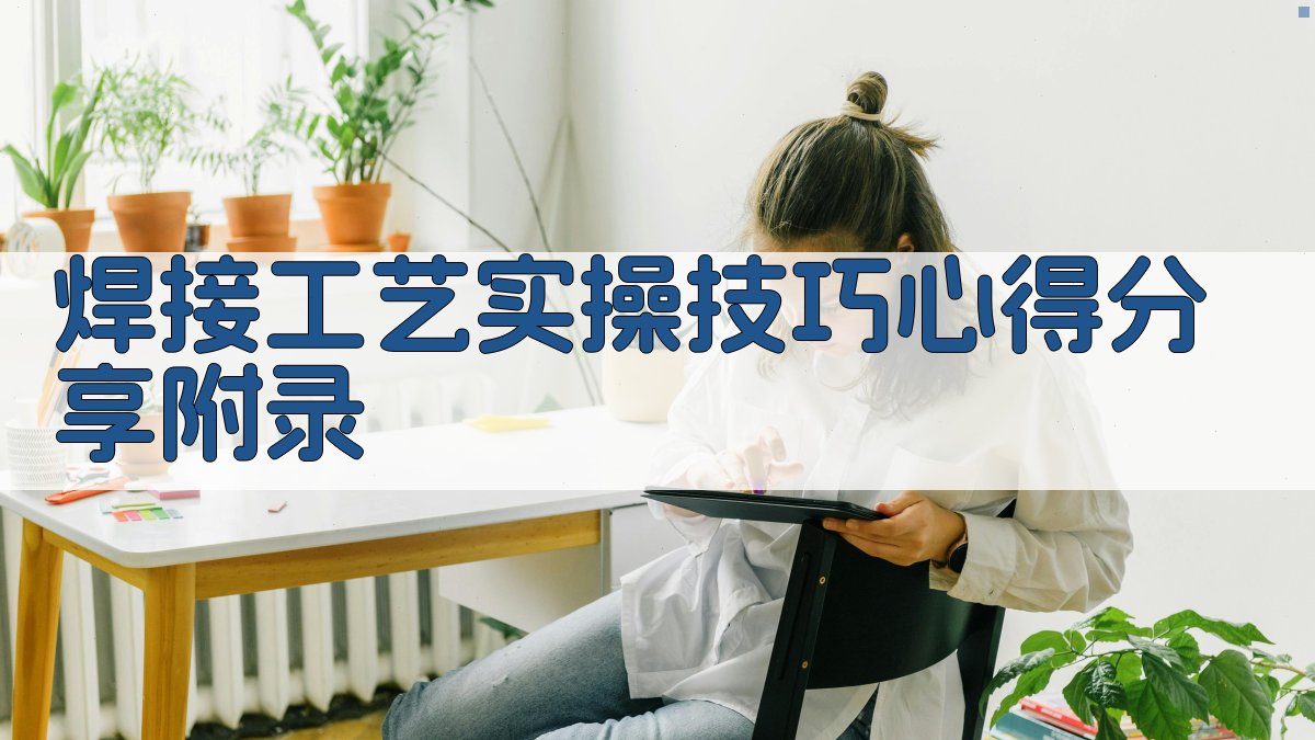 焊接工艺实操技巧心得分享 · 附录 图5