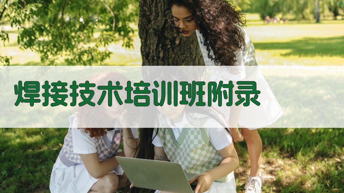 焊接技术培训班 · 附录 图4