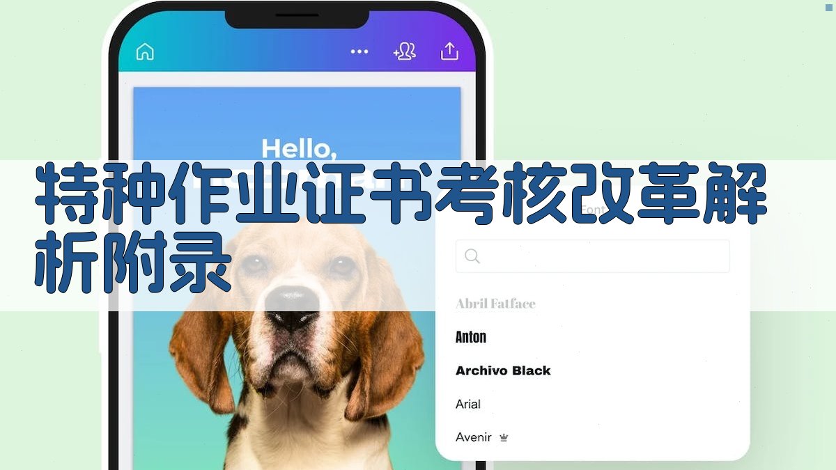 特种作业证书考核改革解析 · 附录 图5