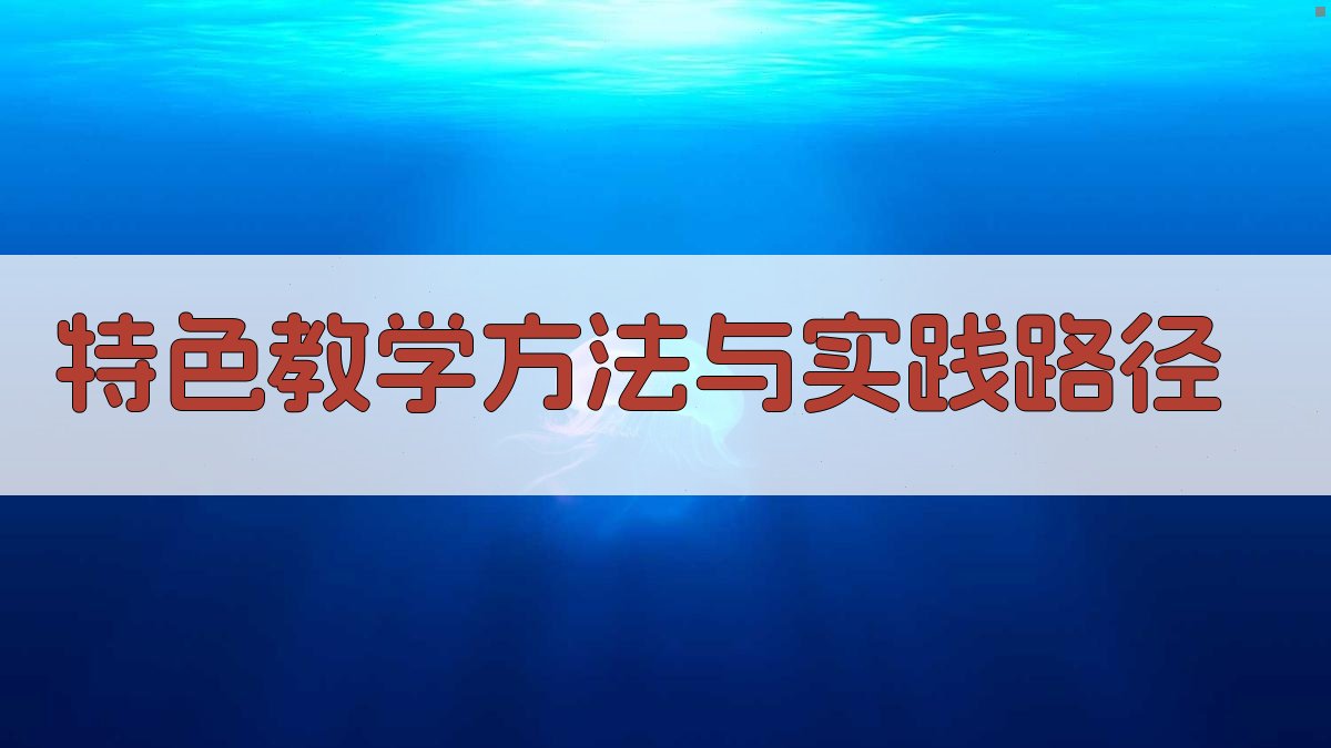 特色教学方法与实践路径 图2
