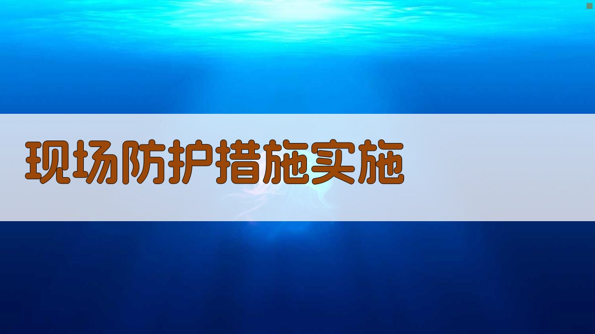 现场防护措施实施 图2