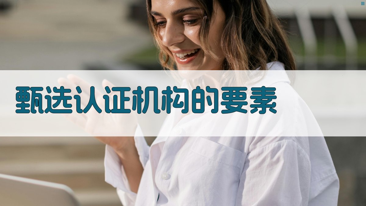 甄选认证机构的要素 图2