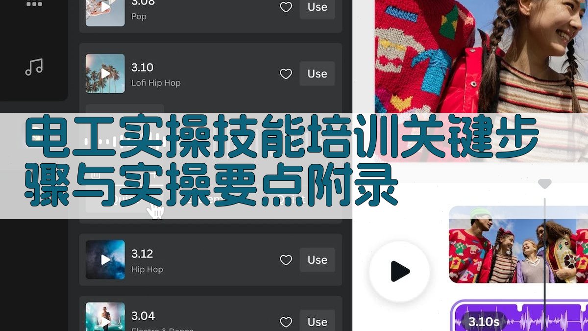 电工实操技能培训关键步骤与实操要点 · 附录 图5