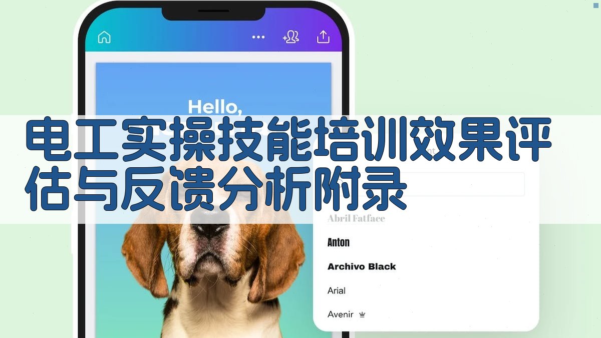 电工实操技能培训效果评估与反馈分析 · 附录 图5