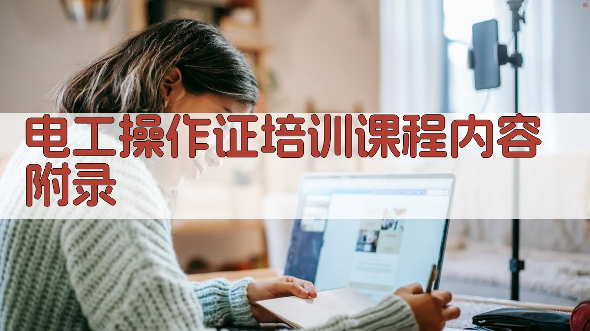 电工操作证培训课程内容 · 附录 图3