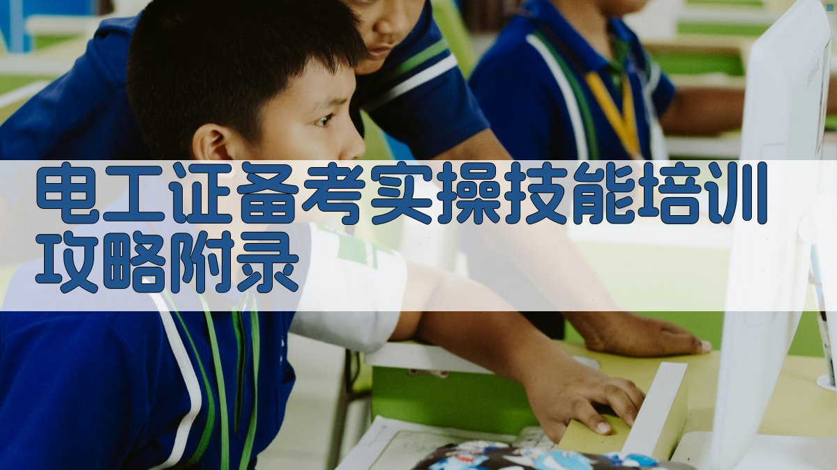 电工证备考实操技能培训攻略 · 附录 图2