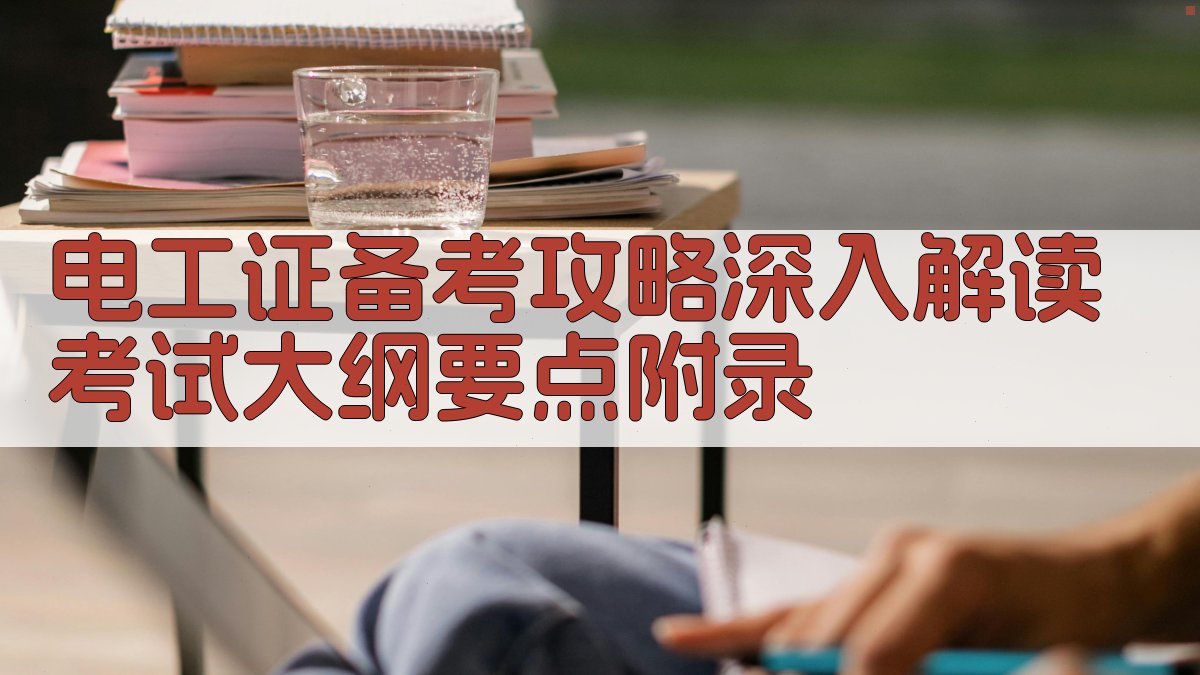 电工证备考攻略深入解读考试大纲要点 · 附录 图5