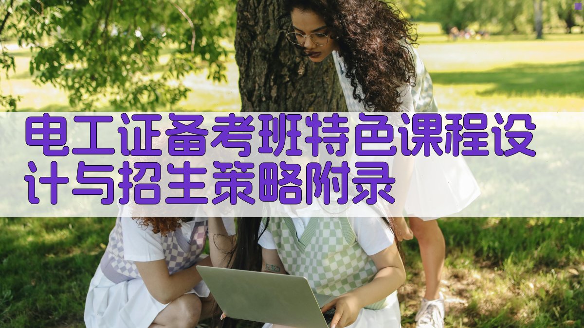 电工证备考班特色课程设计与招生策略 · 附录 图4