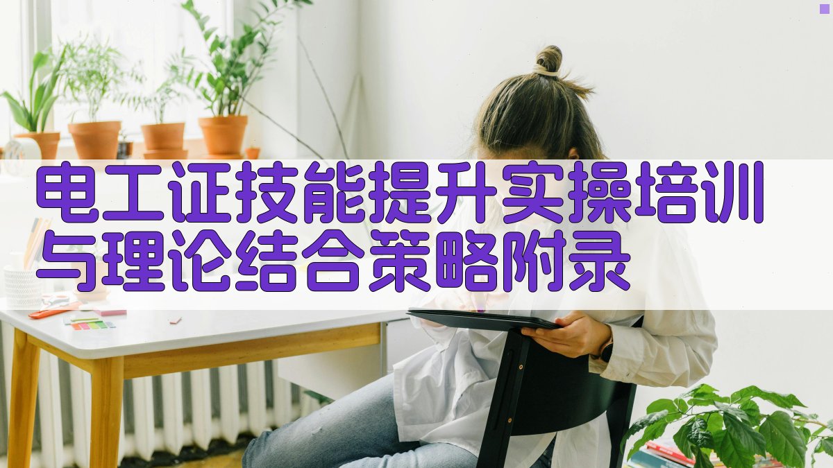 电工证技能提升实操培训与理论结合策略 · 附录 图3