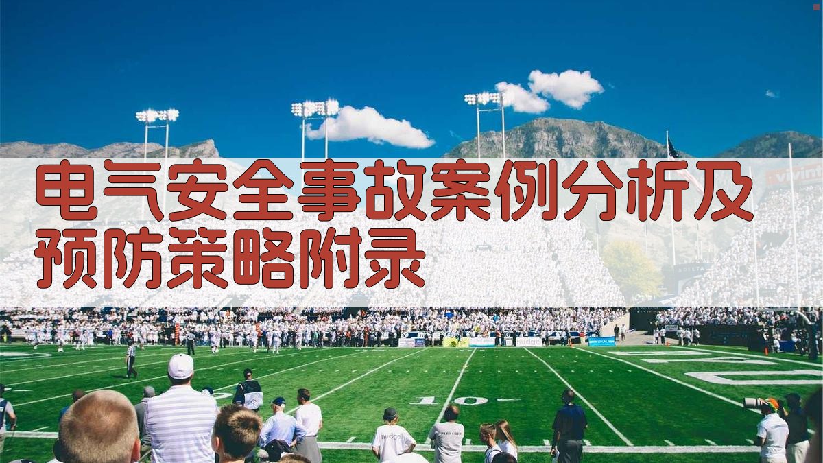 电气安全事故案例分析及预防策略