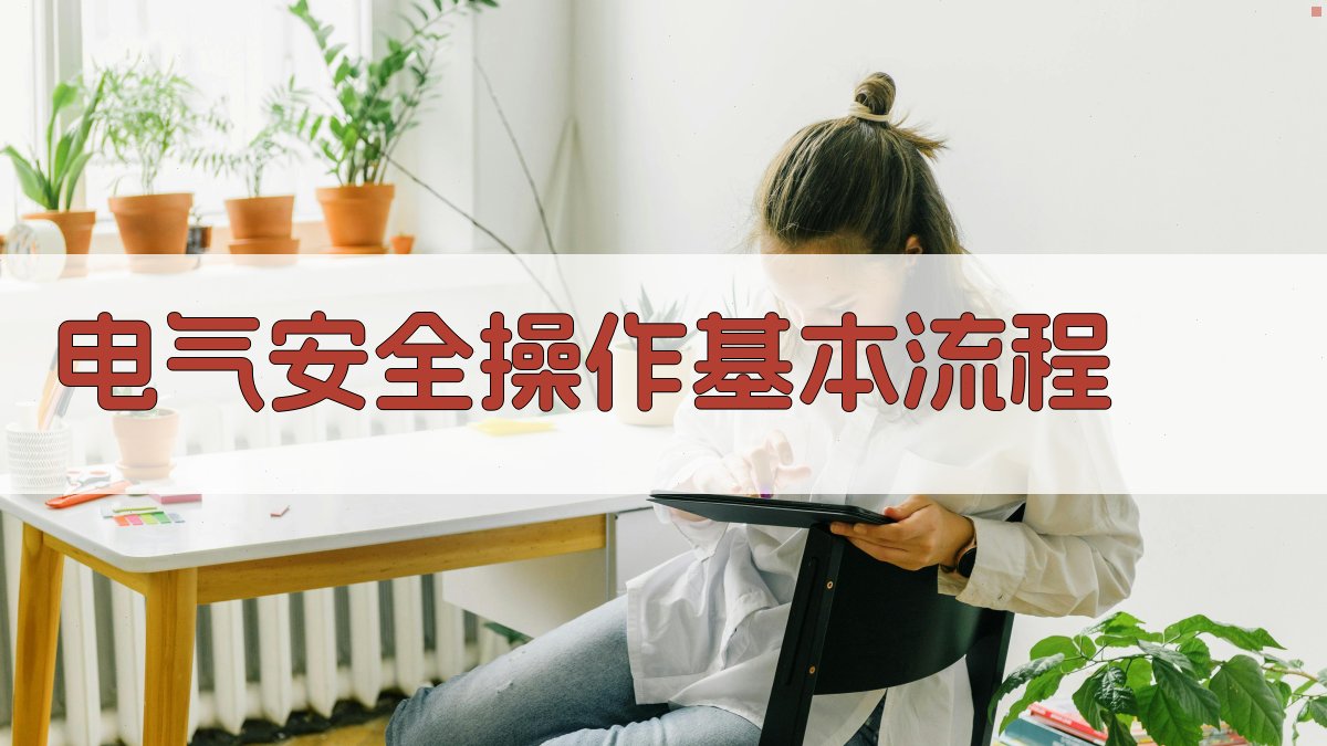 电气安全操作流程培训要点解析