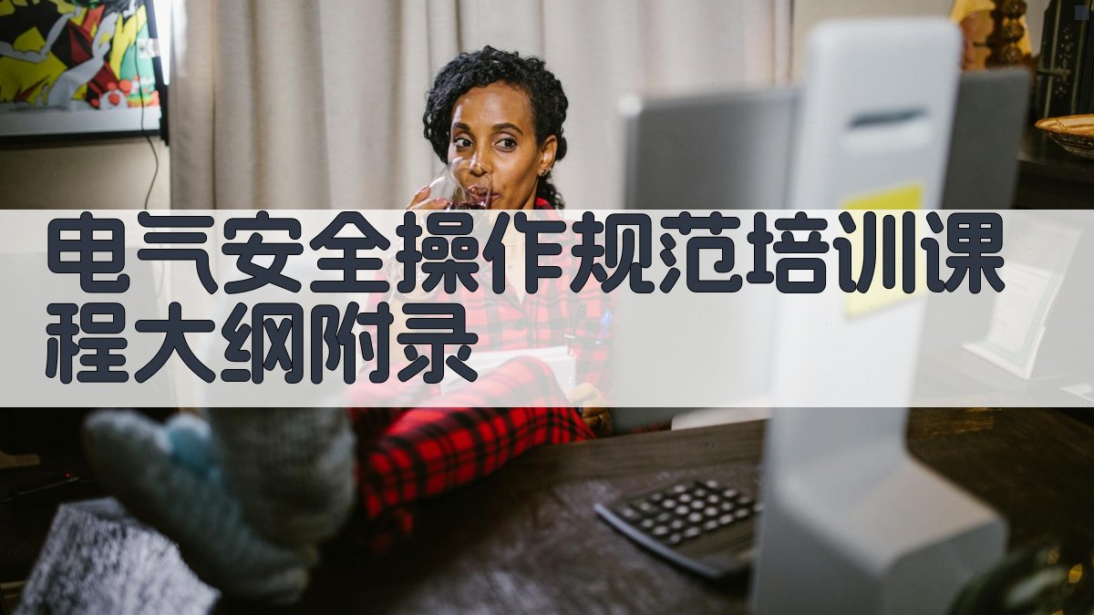 电气安全操作规范培训课程大纲 · 附录 图5