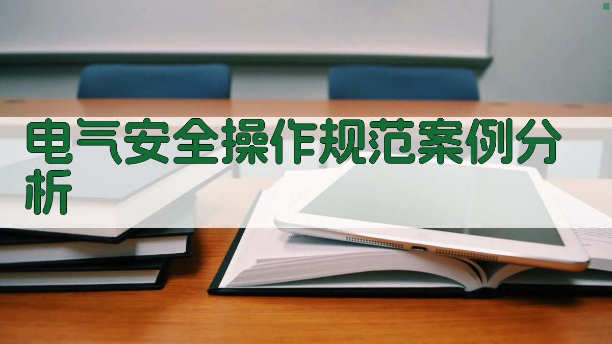 电气安全操作规范案例分析 图3