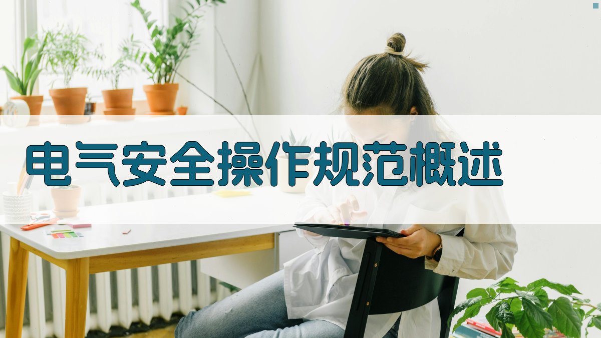 电气安全操作规范概述 图1