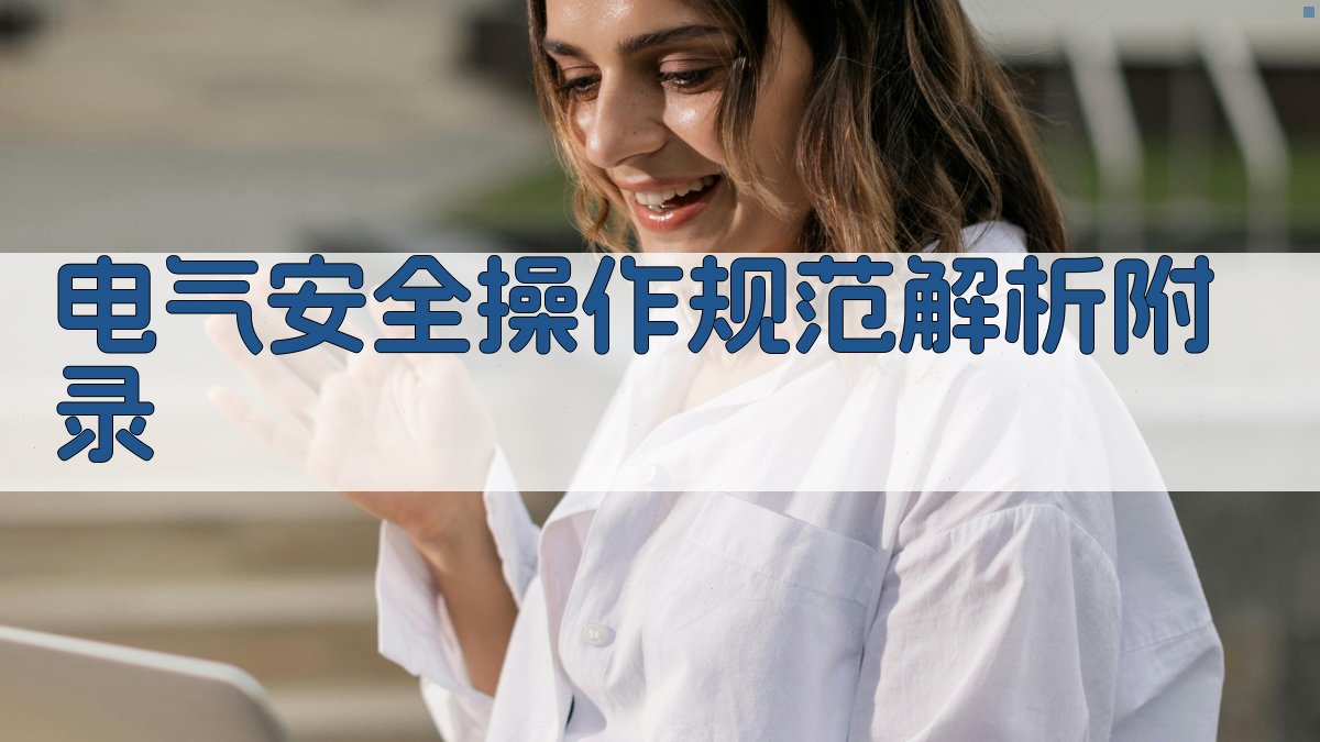 电气安全操作规范解析 · 附录 图3