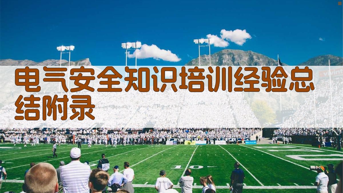 电气安全知识培训经验总结 · 附录 图3