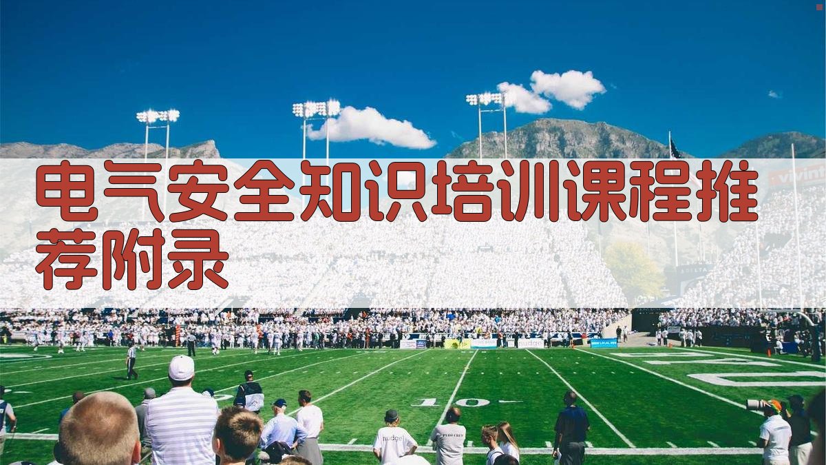 电气安全知识培训课程推荐 · 附录 图4