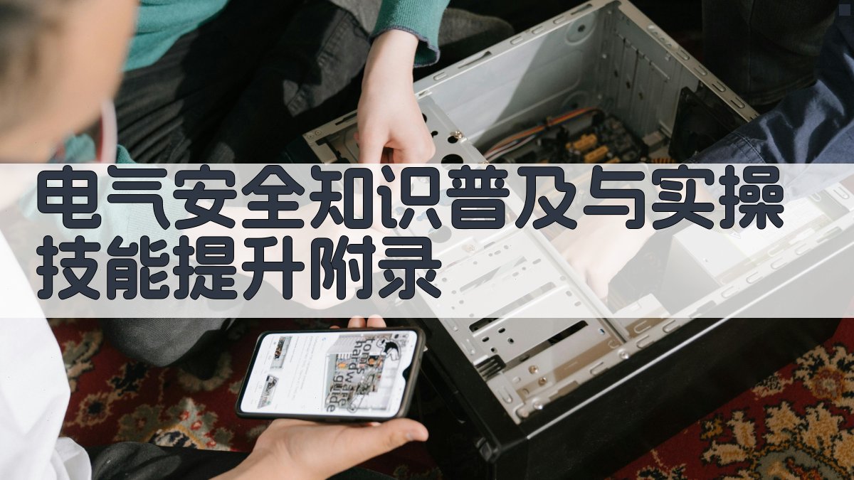 电气安全知识普及与实操技能提升 · 附录 图4