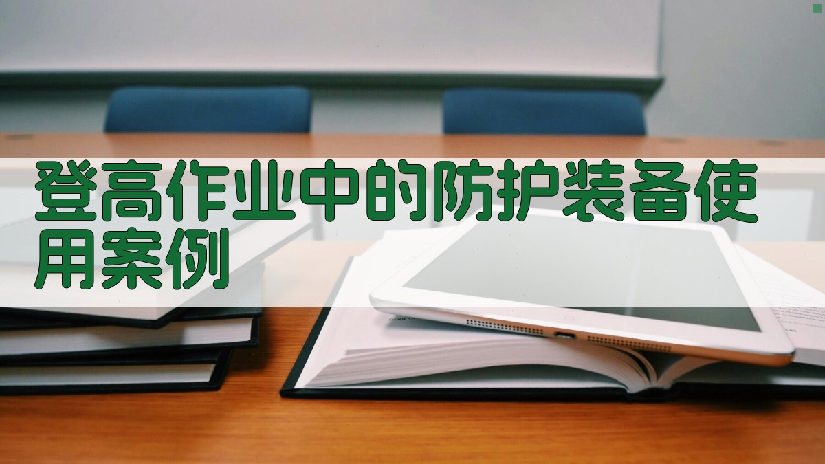 登高作业中的防护装备使用案例 图2