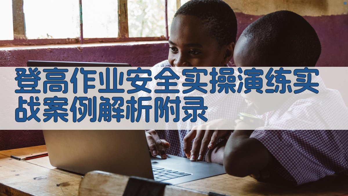 登高作业安全实操演练实战案例解析 · 附录 图5