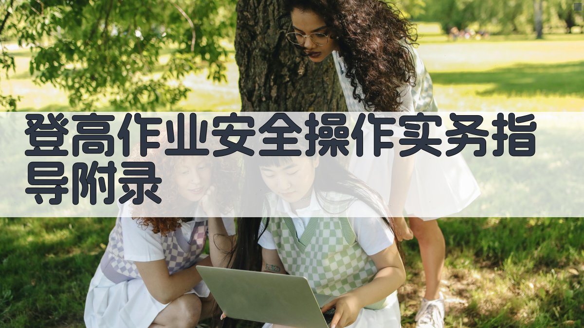 登高作业安全操作实务指导 · 附录 图3