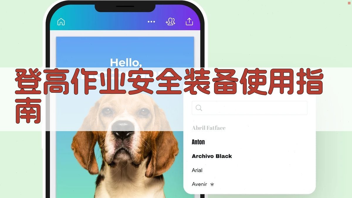 登高作业安全装备使用指南 图1