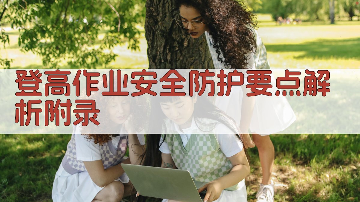 登高作业安全防护要点解析 · 附录 图3