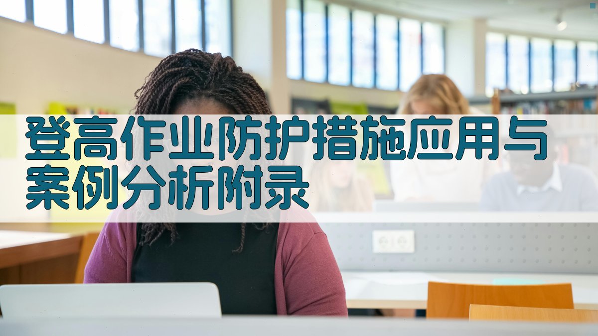 登高作业防护措施应用与案例分析 · 附录 图2