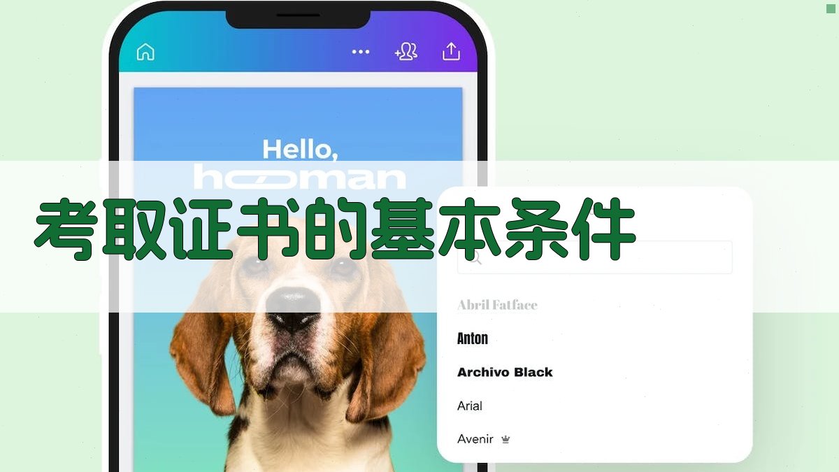 考取证书的基本条件 图2
